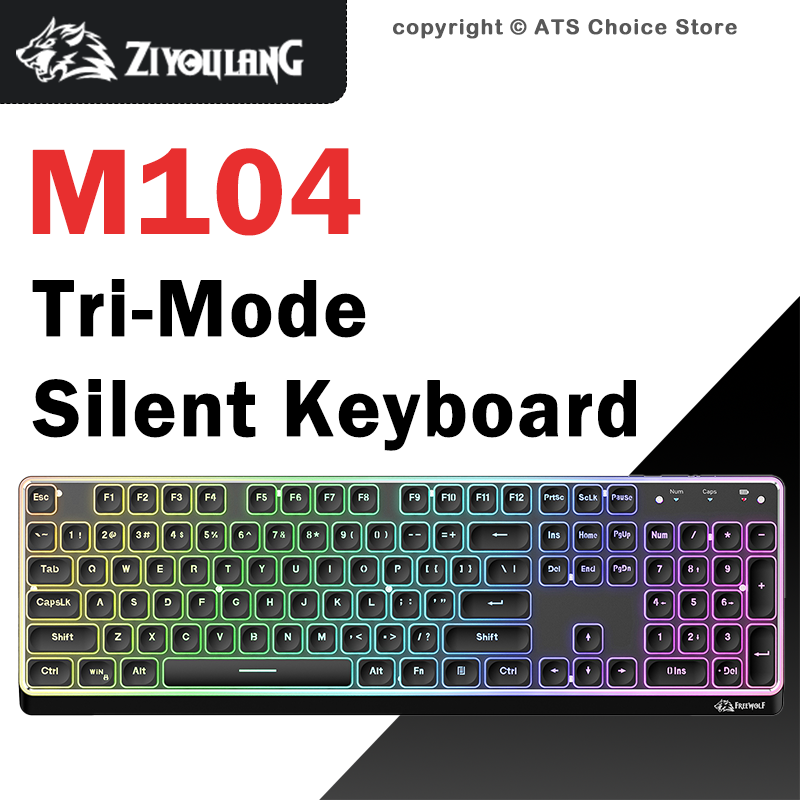 Home Office Uk Number - Clavier sans fil tri-mode Freewolf M104