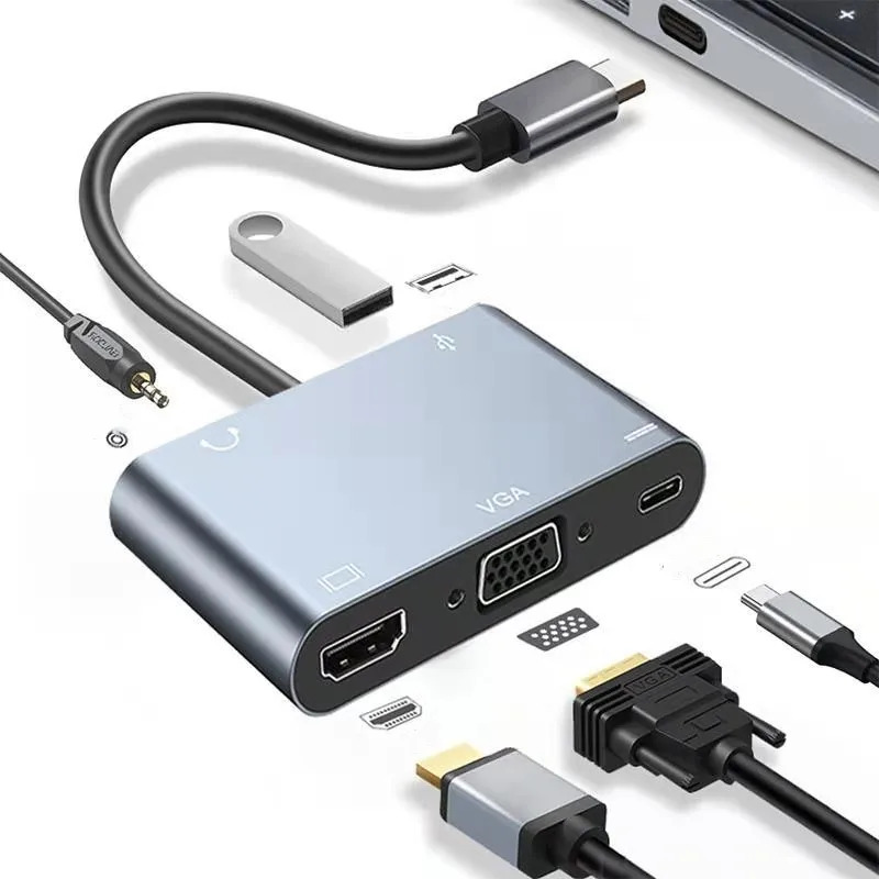 Home Office For Mac - Adaptateur Multiport Hub USB C, convertisseur