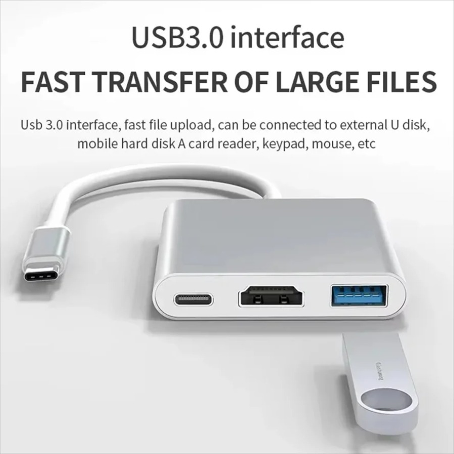 Hub USB 3.0 3 en 1, adaptateur - Home Office For Mac avis et prix