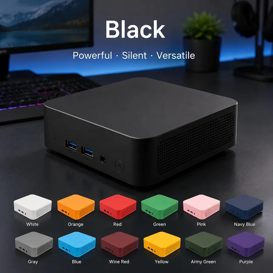 Mini PC multicolore avec puce  - Home Office Windows 11 avis et prix