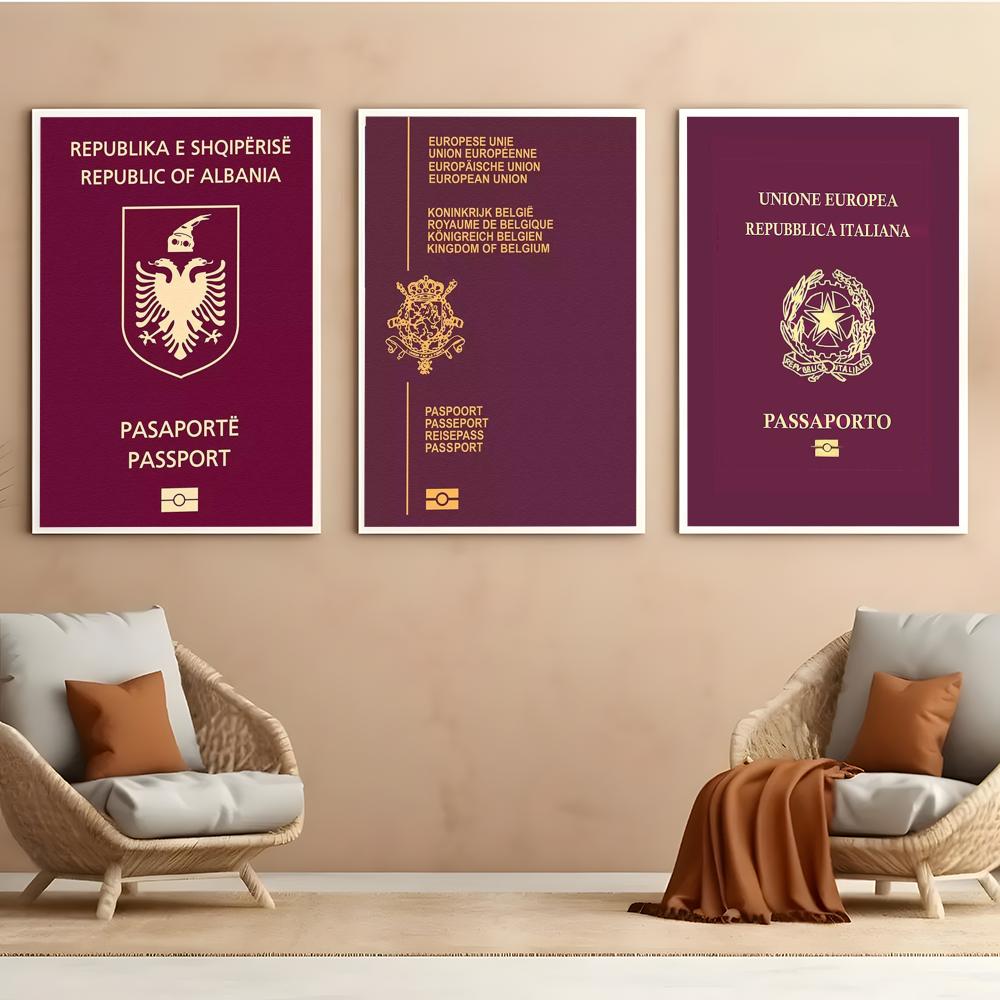 Affiche de passeports à fond r - Home Office For Passport avis et prix