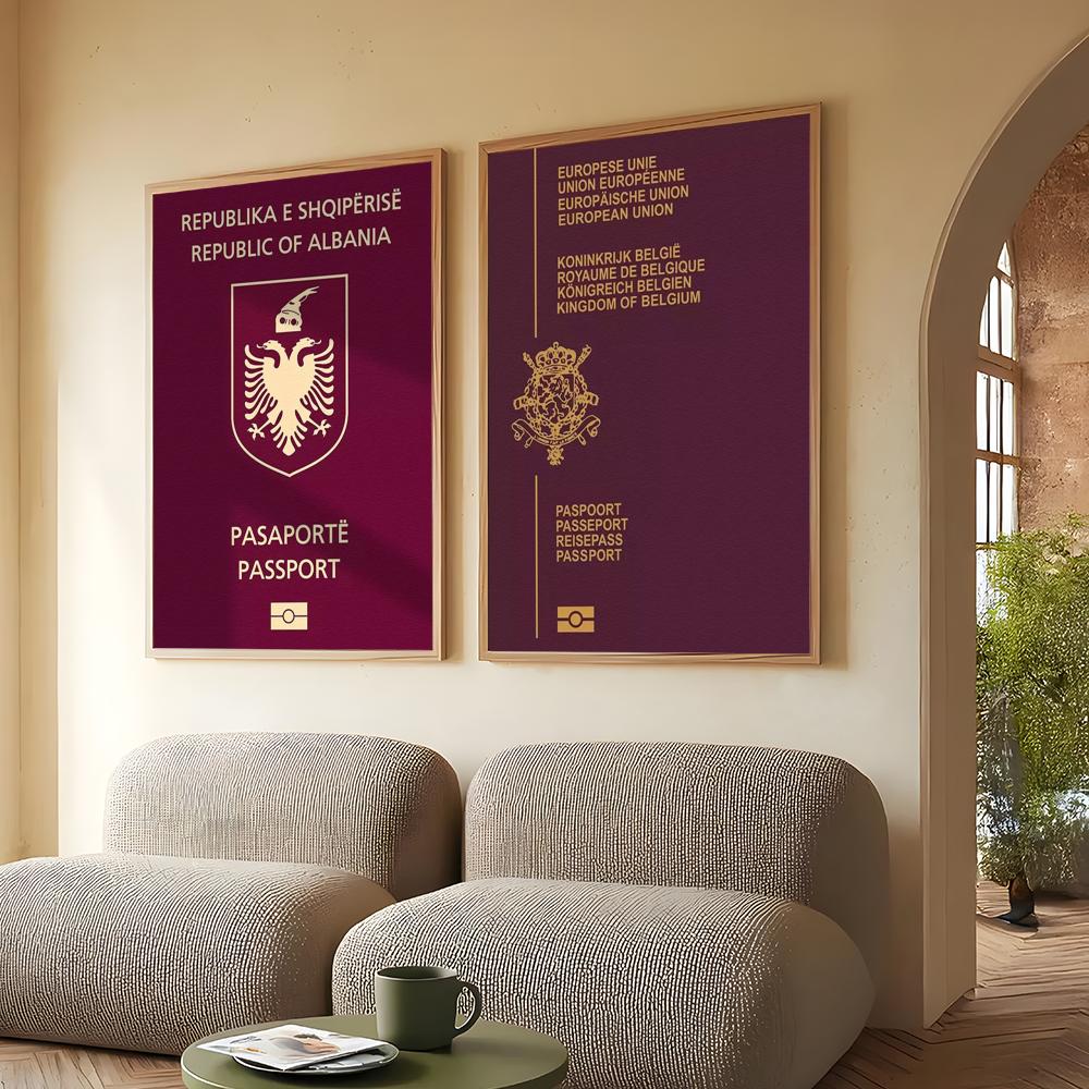Affiche de passeports à fond r - Home Office For Passport avis et prix