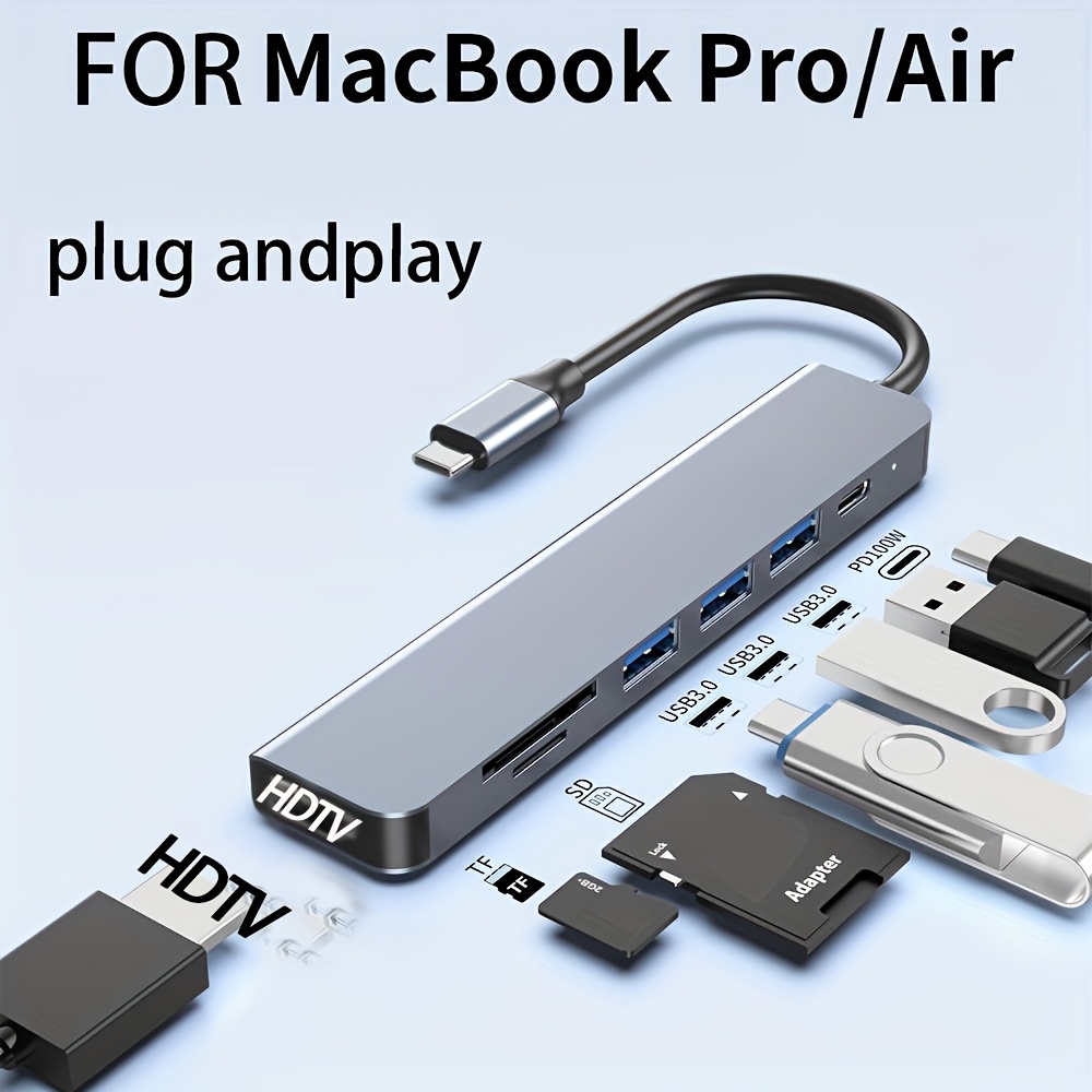 Hub USB C 7 en 1 vers HDMI 4K  - Home Office For Mac avis et prix