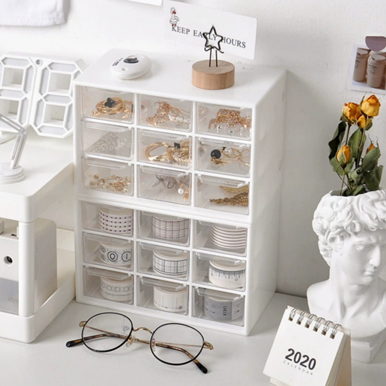 Boîte de rangement de matériau - Office Drawer Organizer avis et prix