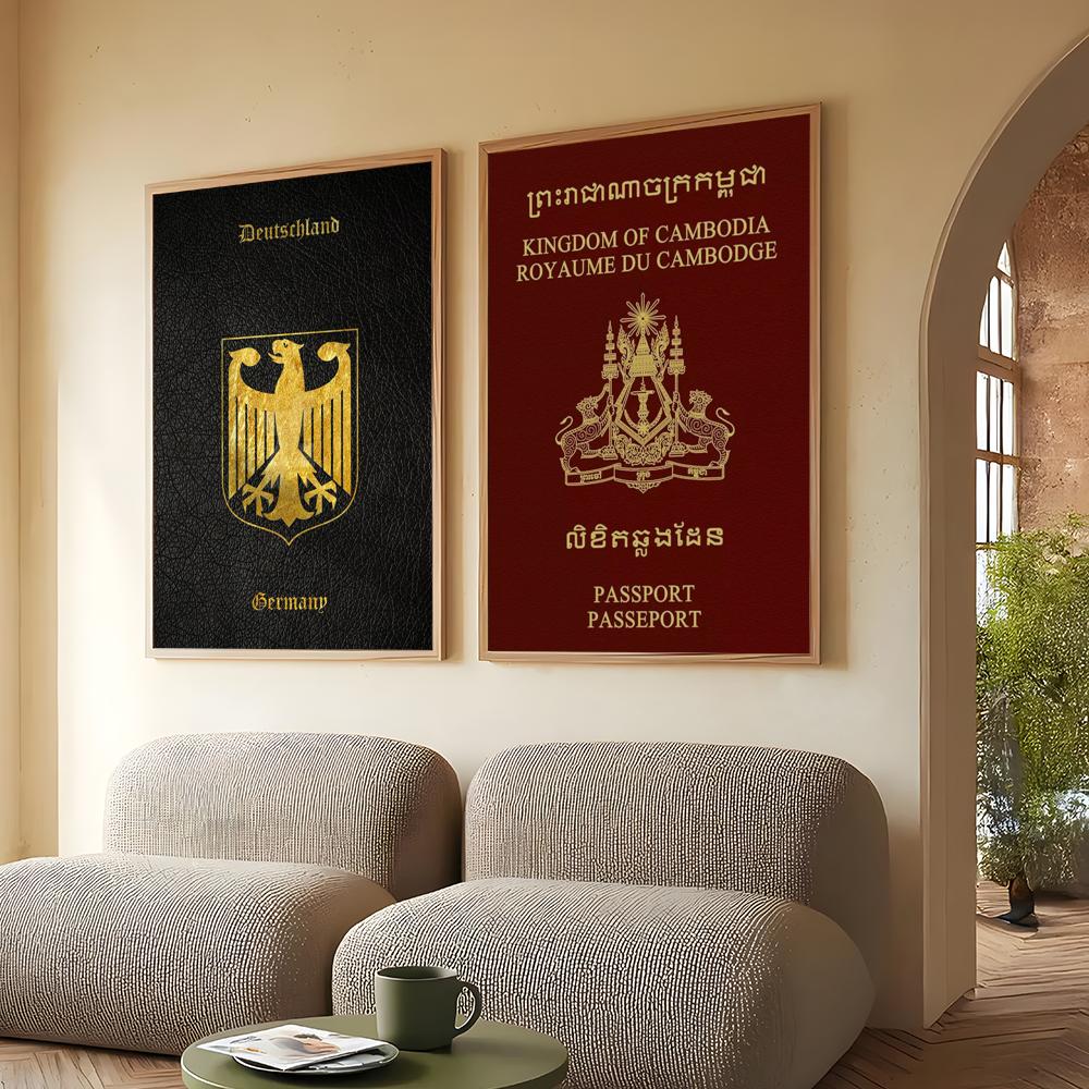 Affiche de passeports à fond r - Home Office For Passport avis et prix