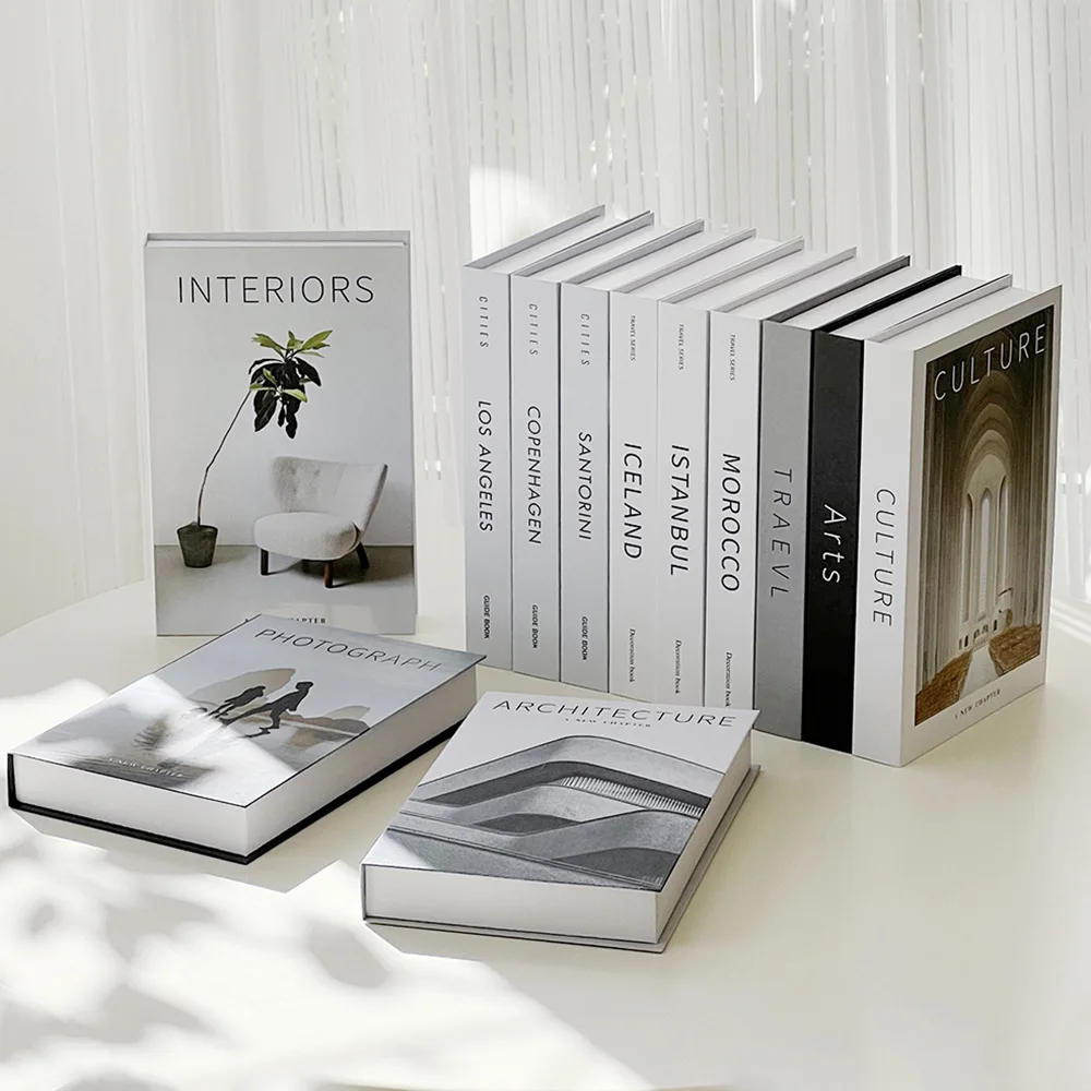 Faux livres décoratifs moderne - Home Office Building avis et prix