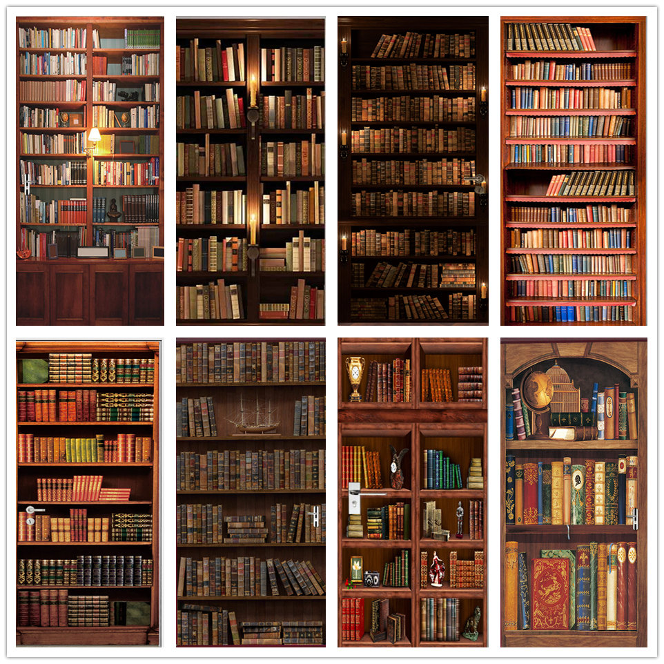 Papier Peint 3D en PVC pour Po - Home Office Bookshelves avis et prix