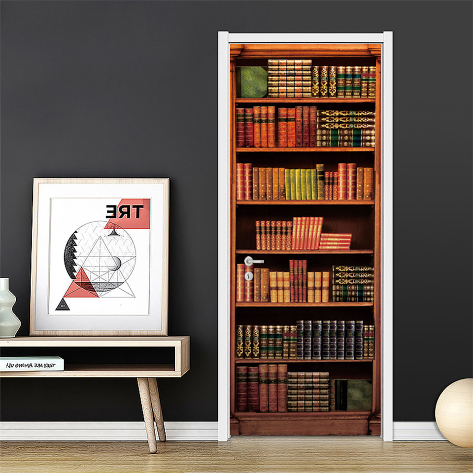 Papier Peint 3D en PVC pour Po - Home Office Bookshelves avis et prix