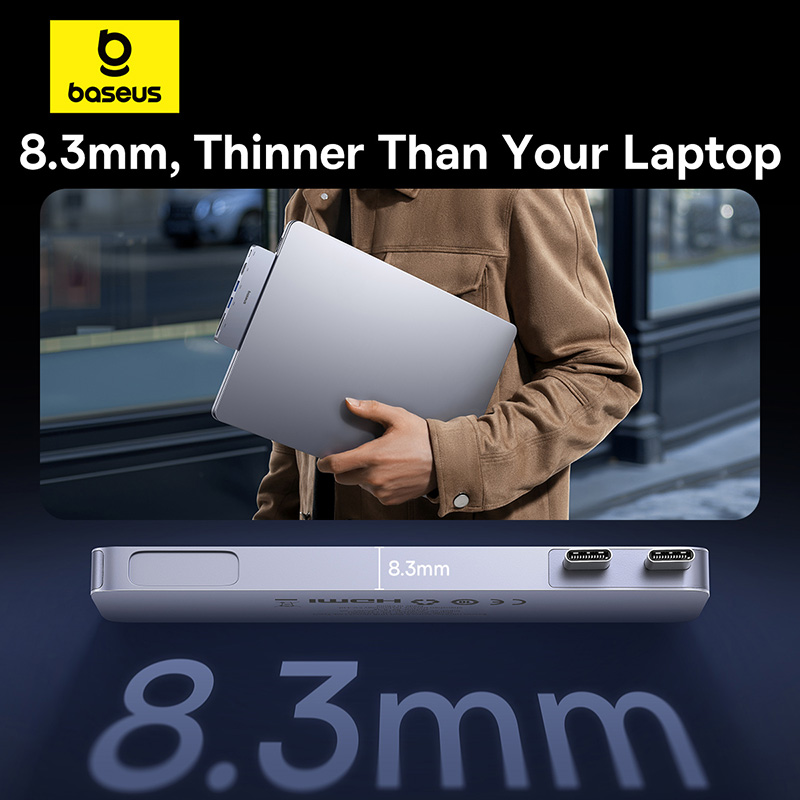 Baseus double USB-C Hub vers H - Home Office For Mac avis et prix