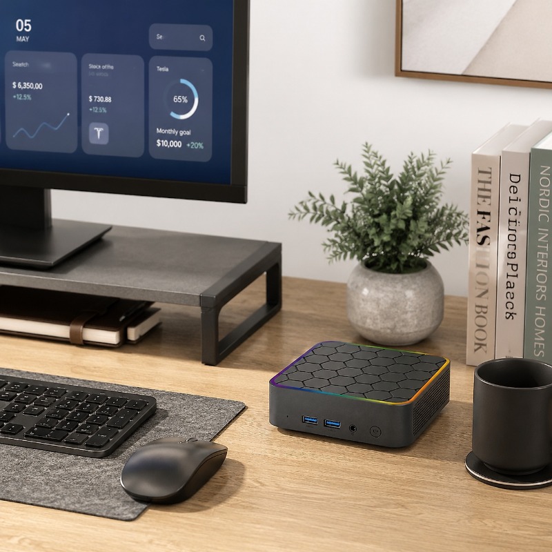 Mini PC de bureau puissant, pr - Home Office Windows 11 avis et prix