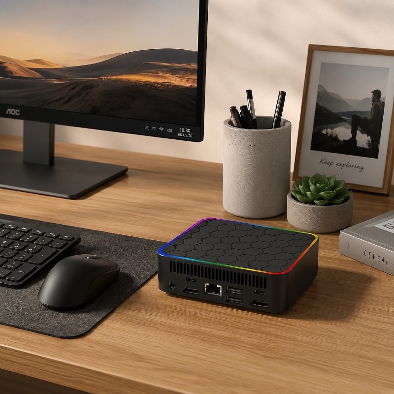 Mini PC de bureau puissant, pr - Home Office Windows 11 avis et prix