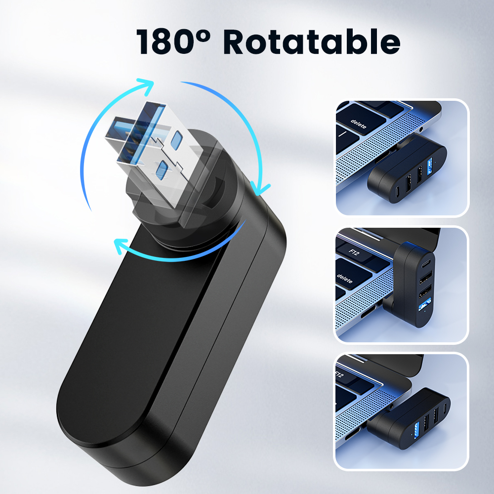 HUB USB rotatif USB3.0 2.0 Typ - Home Office For Mac avis et prix