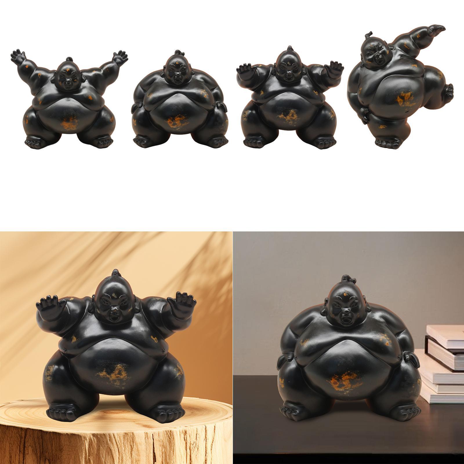 Statue de Sumo en résine, cade - Home Office Bookshelves avis et prix