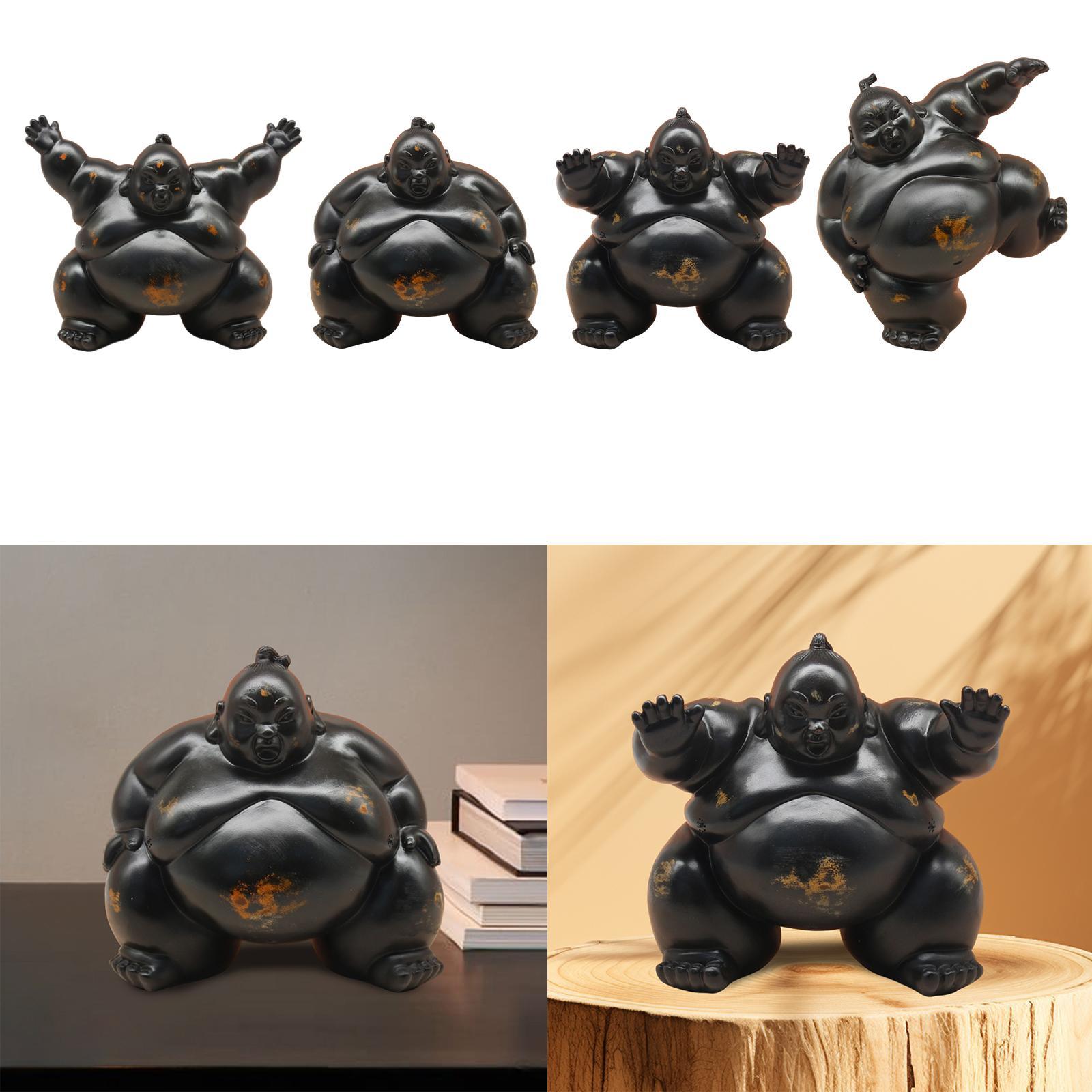 Statue de Sumo en résine, cade - Home Office Bookshelves avis et prix
