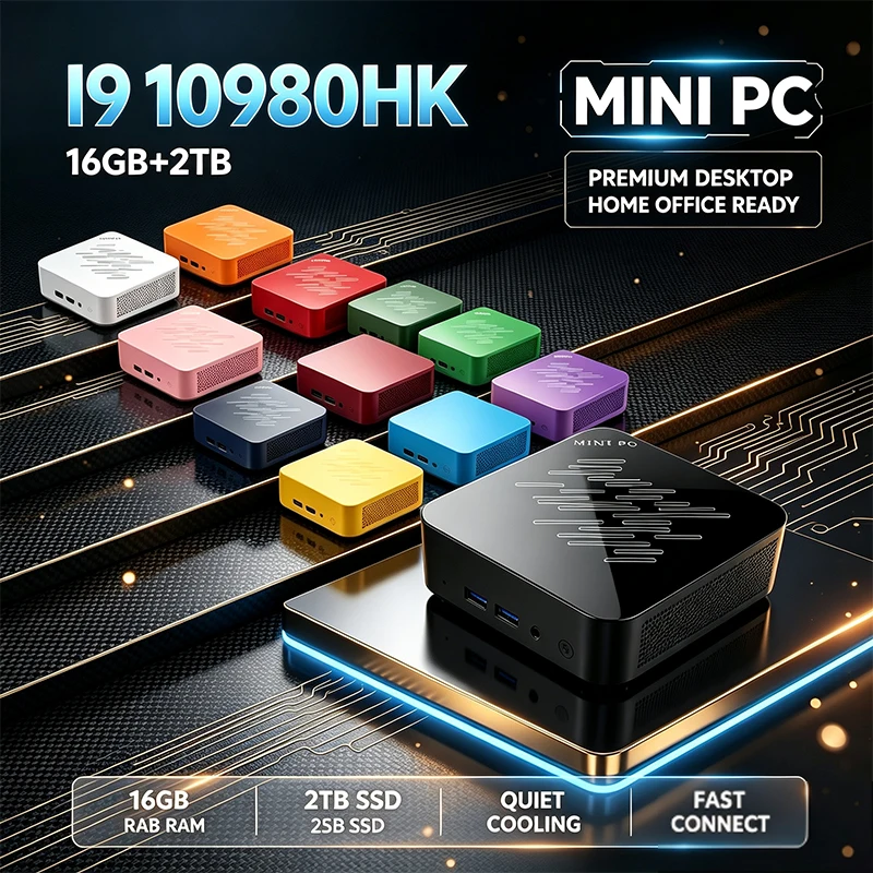 Mini PC Intel I9 10980HK 13 co - Home Office Windows 11 avis et prix