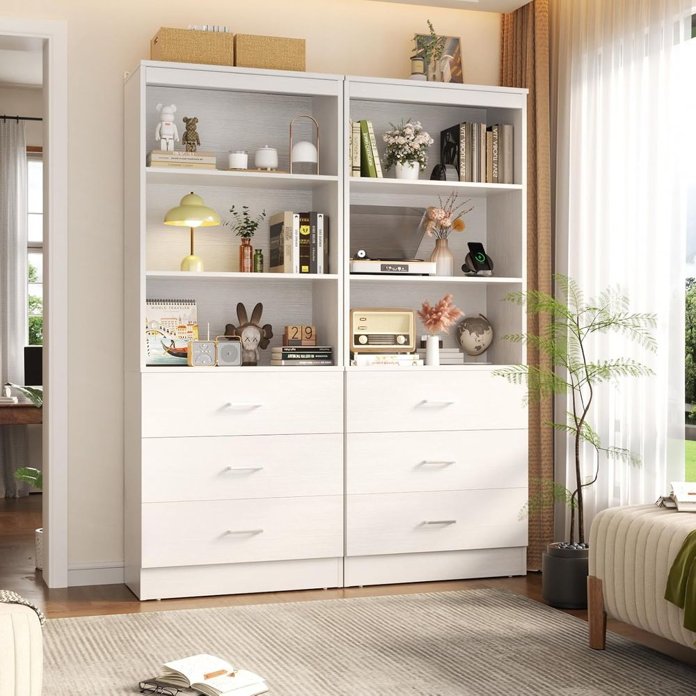 Étagère à livres en bois blanc - Home Office Bookshelves avis et prix