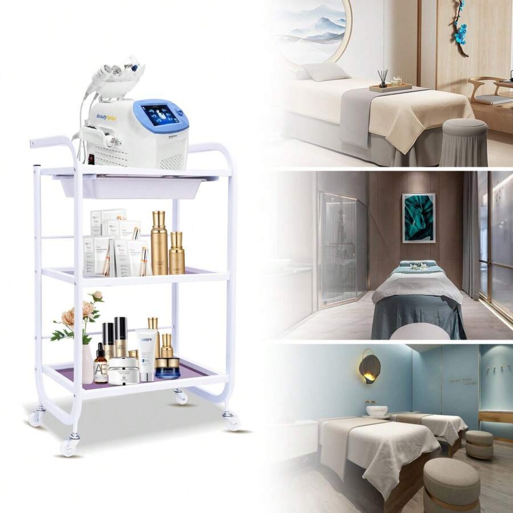 Chariot utilitaire blanc à rou - Office Drawer Organizer avis et prix