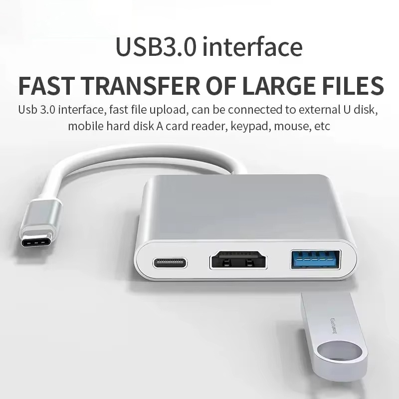 Adaptateur 3 en 1 Type C vers  - Home Office For Mac avis et prix